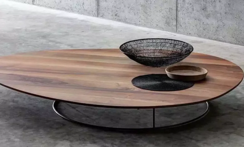 ناب ترین میز جلو مبلی چوبی مینیمال