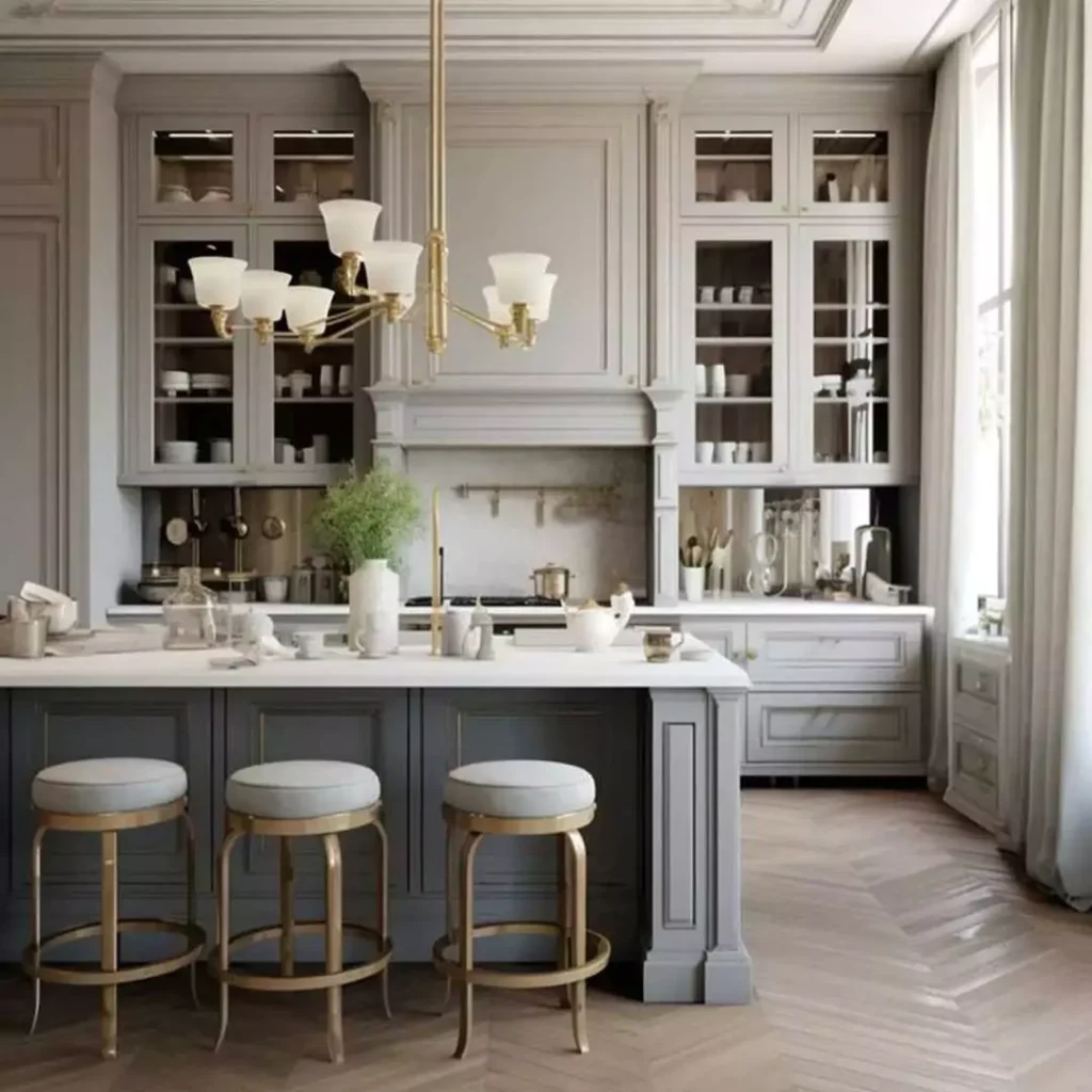 خاص ترین طراحی آشپزخانه مدرن سبک نئوکلاسیک