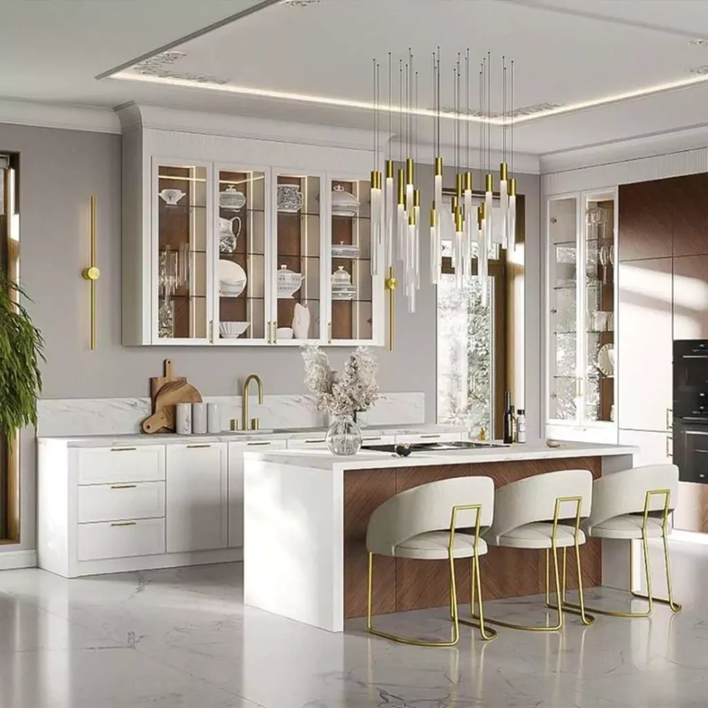 پرطرفدارترین طراحی آشپزخانه مدرن سبک نئوکلاسیک
