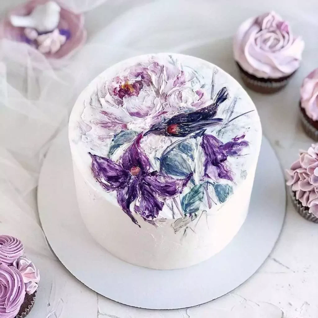ترندترین کیک تولد بهاری طرح پرندگان