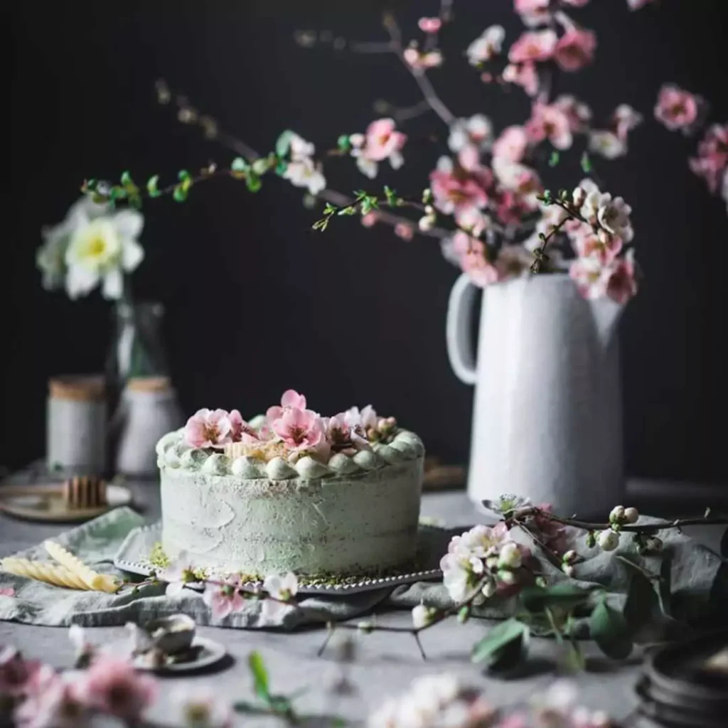 قشنگ ترین کیک تولد بهاری خانگی دخترانه 1403