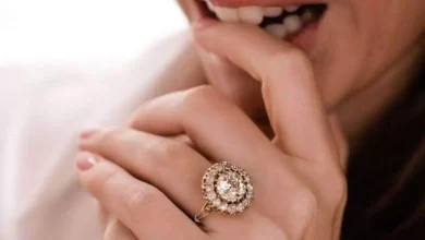 جدیدترین انگشتر نامزدی زنانه الماس وینتیج