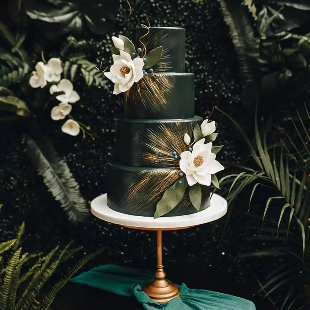 بهترین کیک عروسی تابستانی 1403 سبز