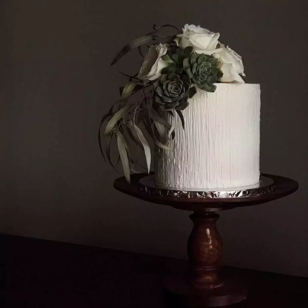 عالی ترین کیک عروسی تابستانی 1403 سبز