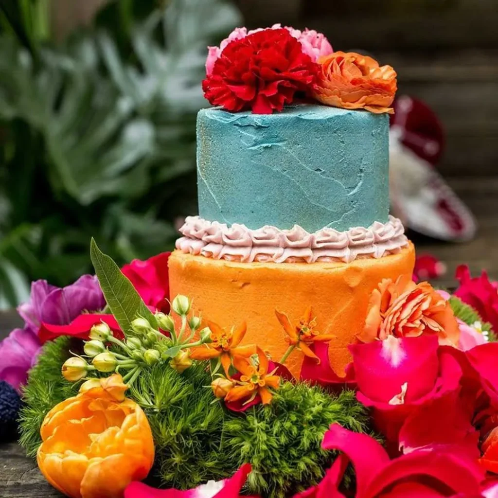 عالی ترین کیک تابستانی رنگی 1403 جشن نامزدی
