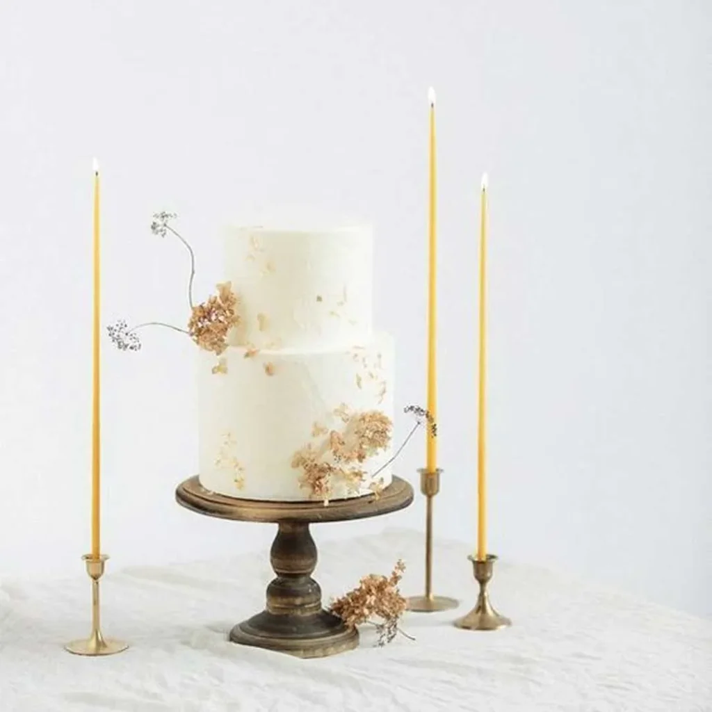جدیدترین کیک عروسی بهاری مینیمال 2024