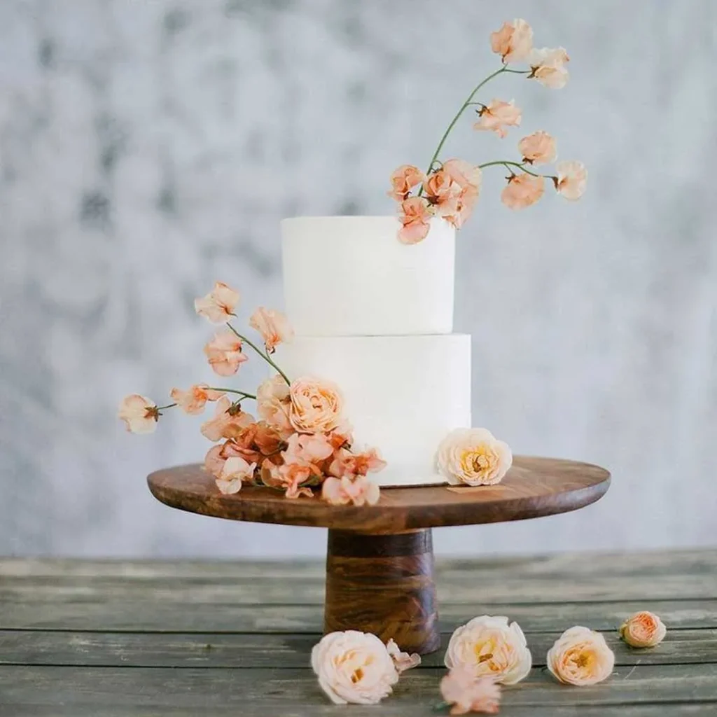 جذاب ترین کیک عروسی بهاری مینیمال 2024