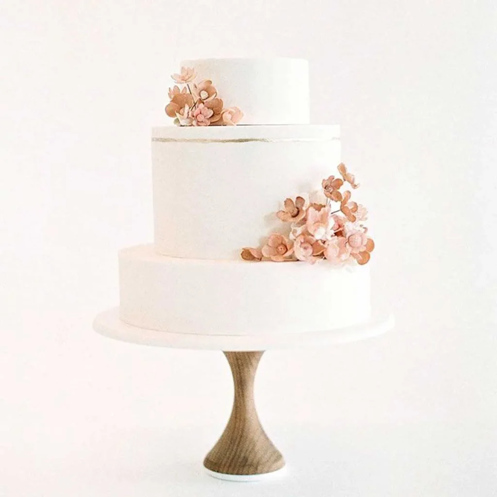 زیباترین کیک عروسی بهاری مینیمال 2024