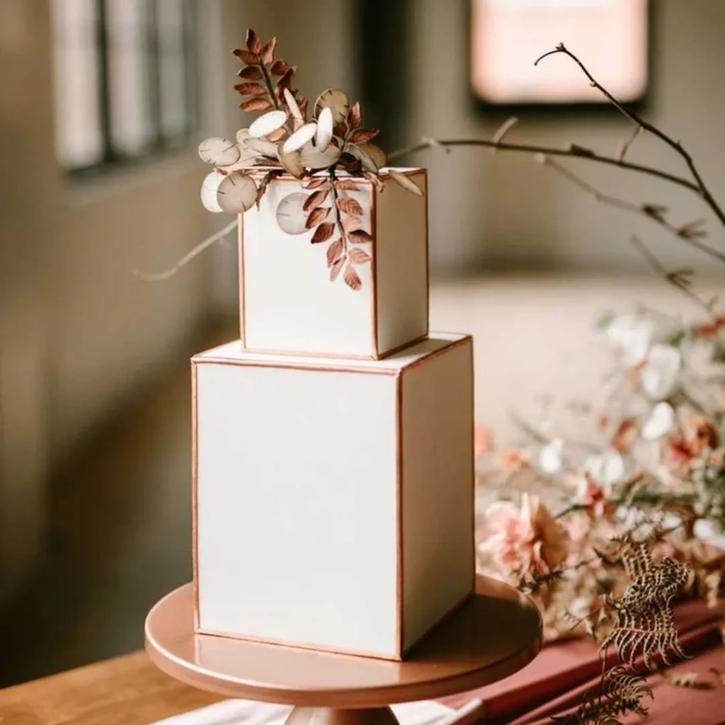 شیک ترین کیک عروسی بهاری مینیمال 2024