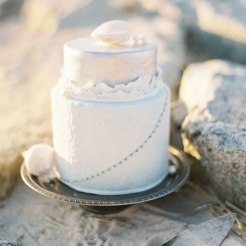 جدیدترین کیک عروسی ساحلی 2024