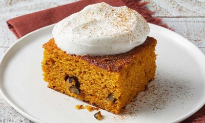 طرز تهیه کیک کدو حلوایی با بافتی نرم و مرطوب